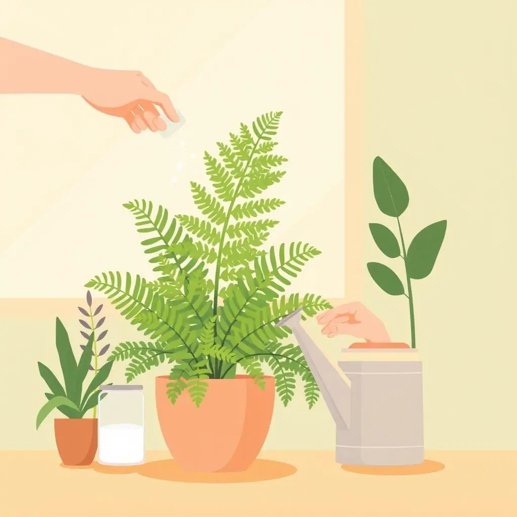 Fertilizing Indoor Ferns: Less is More for Healthy Growth