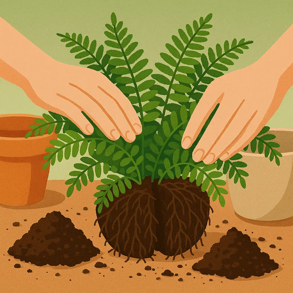 Fern Propagation: Division Method for Beginners
